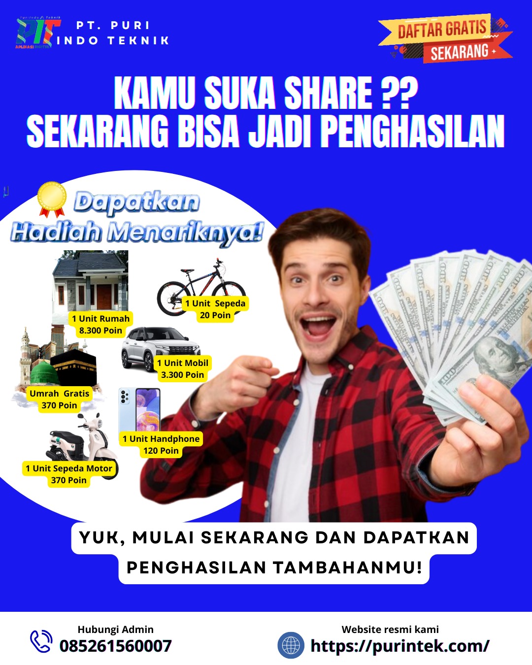 Promo Affiliate PT Puri Indo Tehnik