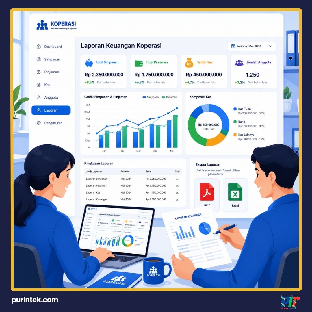 Aplikasi Simpan Pinjam Online