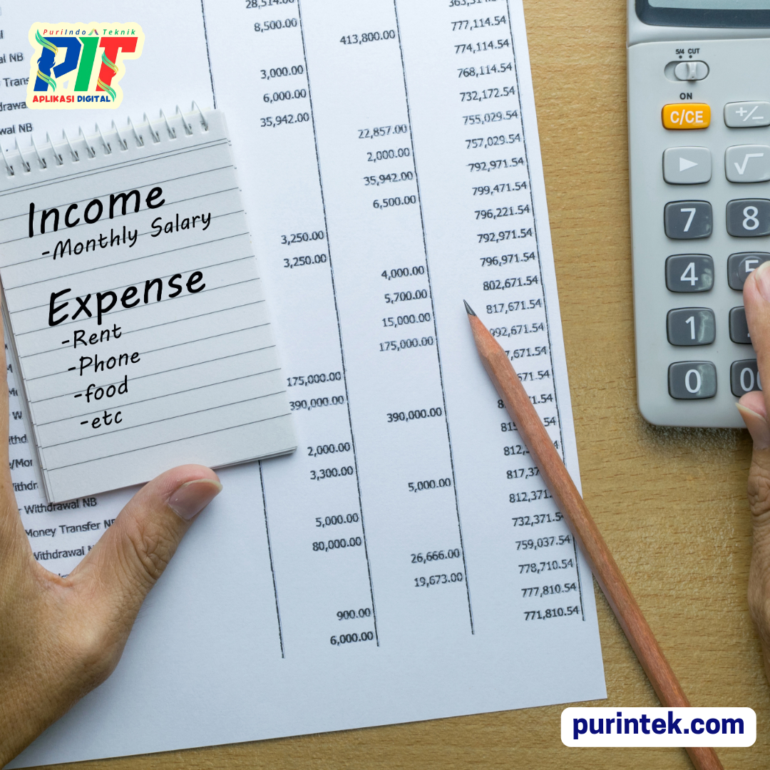 tujuan mencatat pemasukan dan pengeluaran